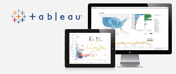 Tableau services dashboard showing data analytics and business intelligence capabilities by Iseyon