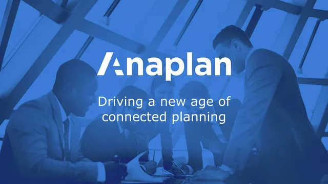 Anaplan services dashboard showing data analytics and business intelligence capabilities by iSeyon Analytics