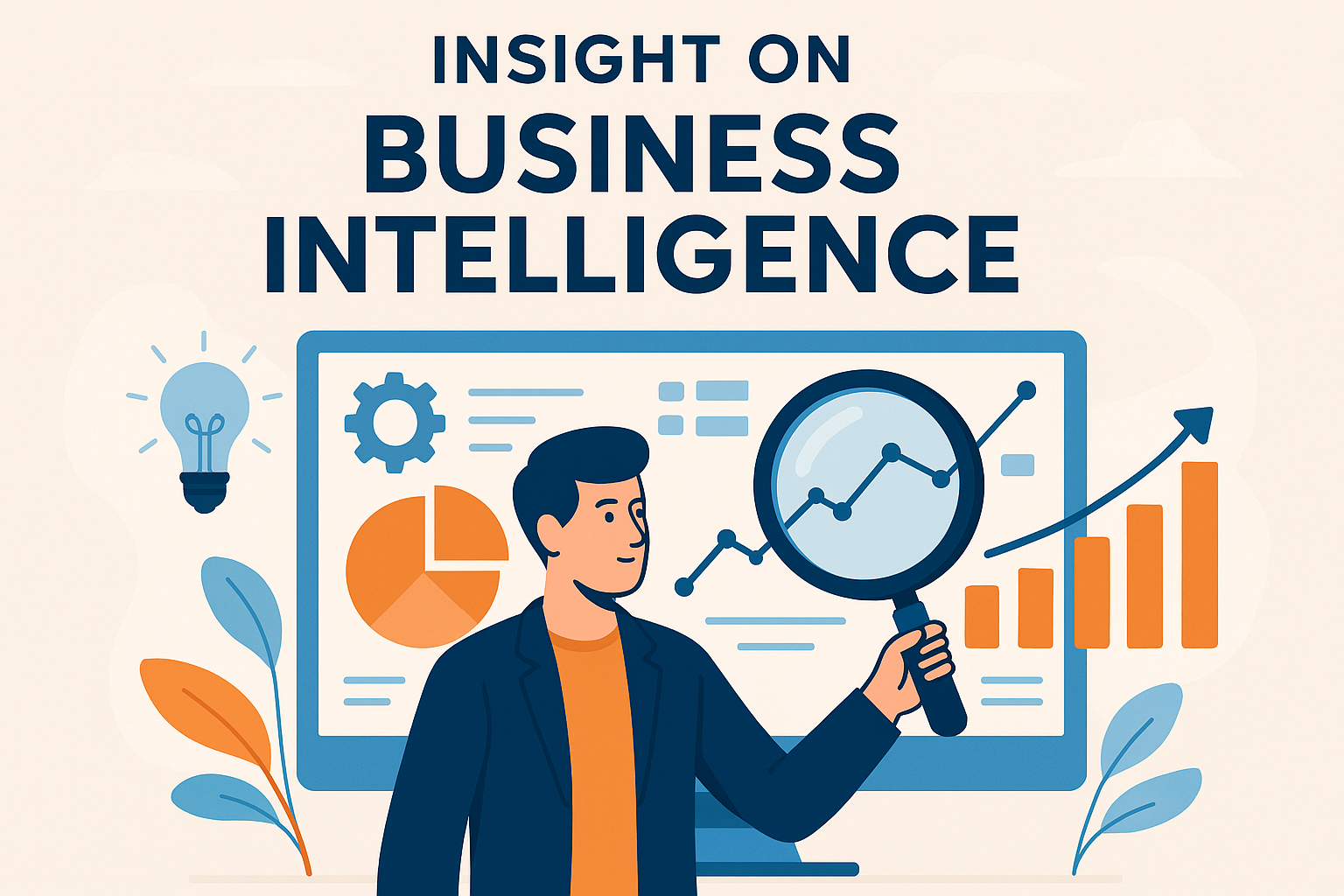Business Intelligence Solutions services dashboard showing data analytics and business intelligence capabilities by Iseyon